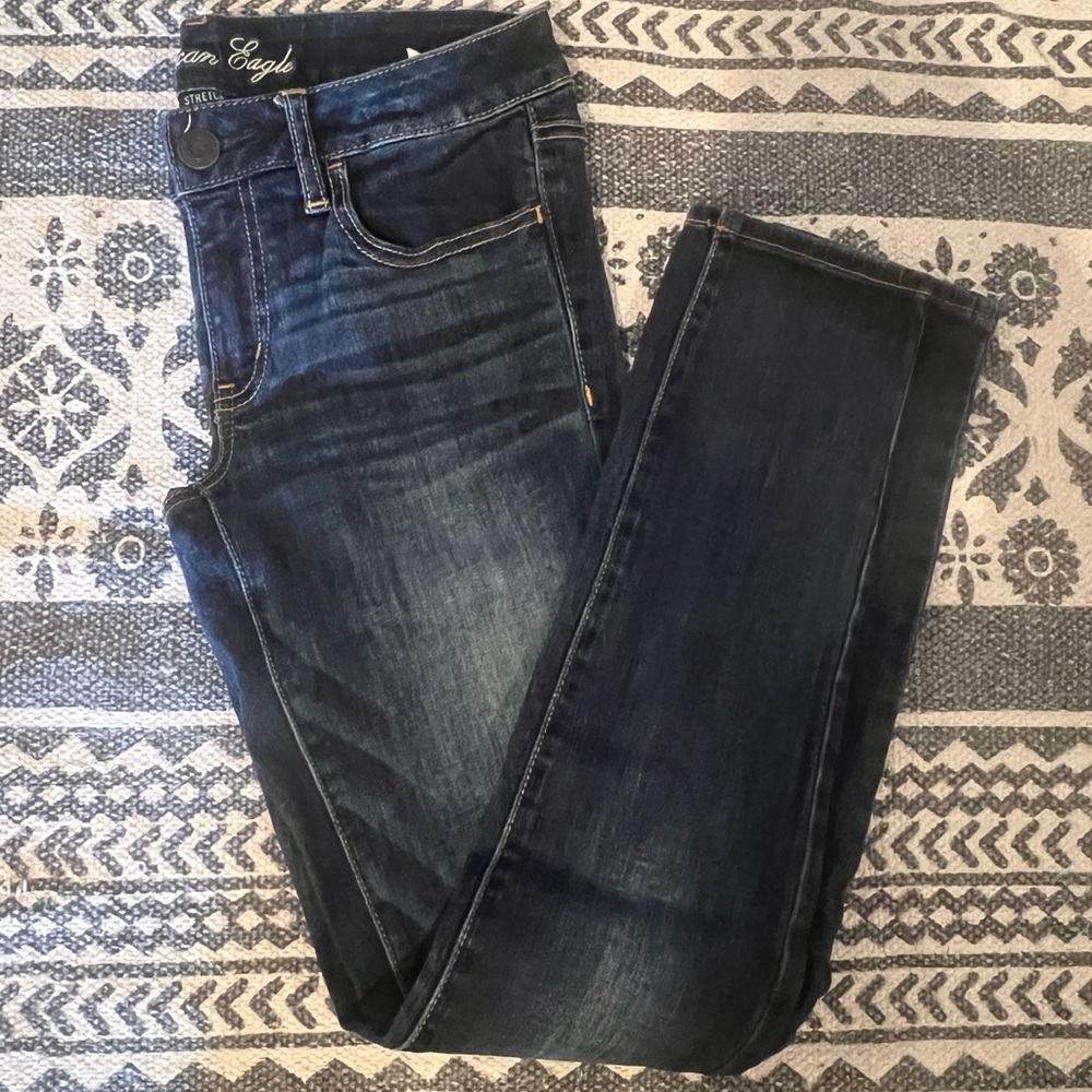 Dark denim Jeans from American Eagle, size 8 regular